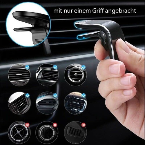 Voiture Aimant Téléphone Support Ventilation pour Apple IPHONE 16 15 14 Max Plus - Photo 2 sur 11