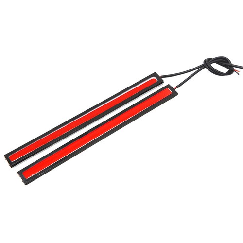 5pair Car LED Red 12V Strip DRL Daytime Running Light Fog COB Lamp Driving US - Picture 4 of 9