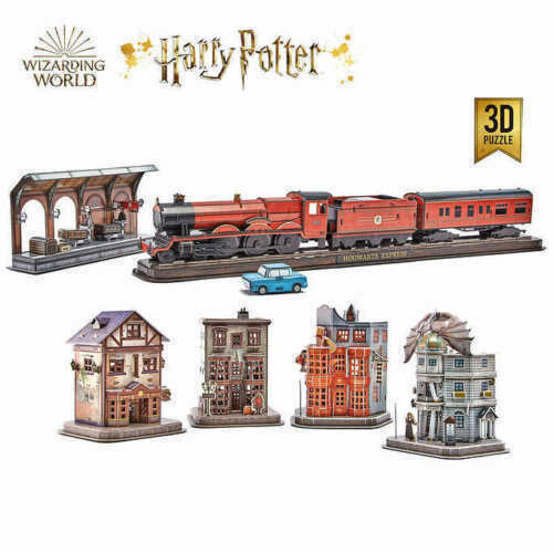 Hogwarts Express Harry Potter 3D Puzzle 453 Pieces 4D Cityscapes Brand NEW - Picture 3 of 4