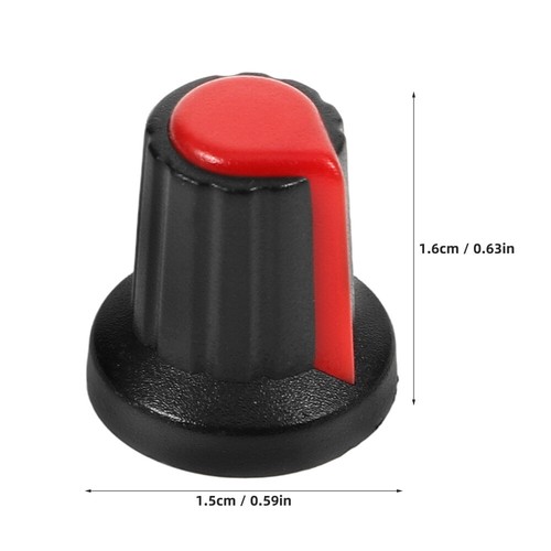 20PCS Manopola Potenziometro Manopola Tappi Controllo Volume Manopole Tappo Amplificatore Volume - Foto 3 di 12