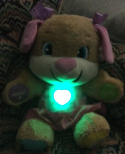 Used ~ Fisher Price Laugh & Learn Smart Stages "Sis" Interactive Puppy Dog Plush - Picture 6 of 12