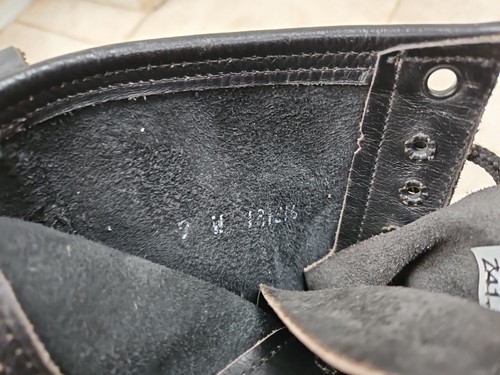 Biltrite Mens Size 9W UK 8 W Black Leather Military Ansi Boots Z41.1-1991/75 - 第 10/11 張圖片