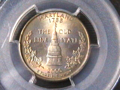 2000-P New Hampshire State Quarter 25c PCGS MS64 - Picture 2 of 4