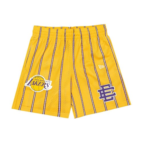 Eric Emanuel x NBA x New Era Lakers Shorts XL BRAND NEW IN PACKAGE - Picture 2 of 2