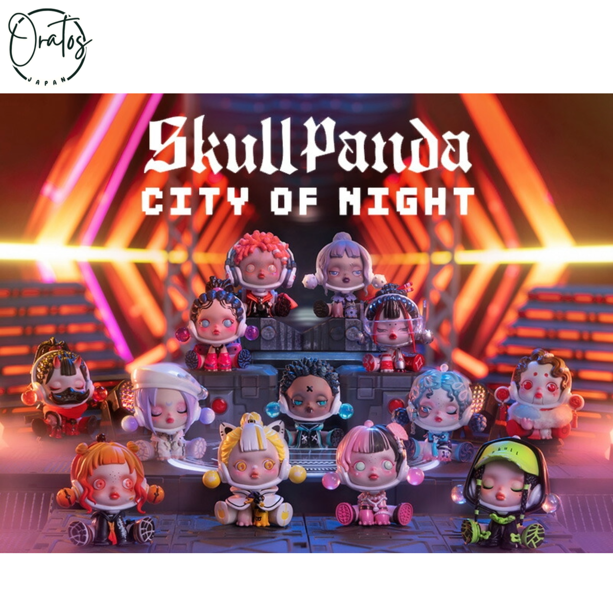 Skull Panda City of Night シークレット込み全種+オマケ Skull Panda City of Night シークレット込み全種+オマケ City