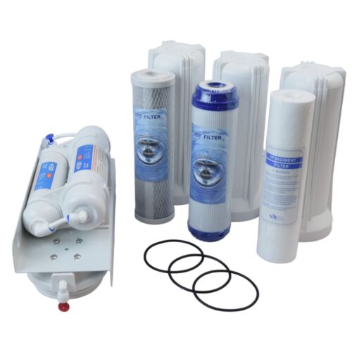 DEPURATORE ACQUA 5 STADI FILTRO SOTTO LAVELLO FILTRAZIONE SISTEMA CON RUBINETTO - Foto 12 di 16