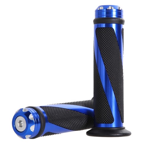 Motorcycle 7/8" Hand Grips Handle Bar For Suzuki GSXR600 750 1000 Honda CBR600RR - Picture 16 of 32