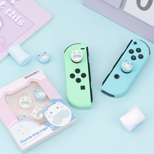 GeekShare 4PCS Cat Thumb Grip Caps for Nintendo Switch & Lite & Switch oled Hot - Picture 3 of 6