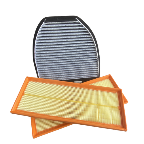 For Mercedes-Benz C300 E350 GLK350 C350 E550 C230 Air & Charcoal Cabin Filters - Picture 8 of 10