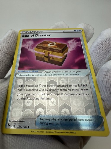 Box of Disaster 154/196 Lost Origin Reverse Holo Uncommon Pokemon TCG Card NM - Picture 3 of 5