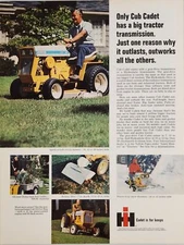 1969 Print Ad International Cub Cadet Lawn & Garden Tractors Chicago,Illinois