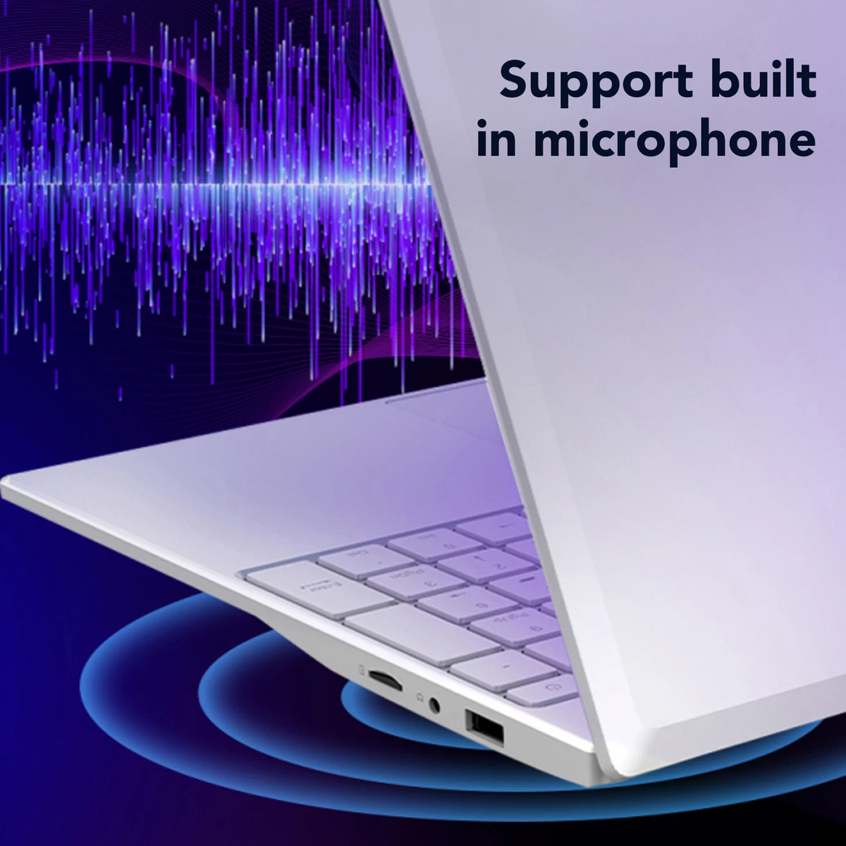 15.6 Inch Laptop Silver Quad Core CPU 12GB RAM 1TB ROM 2K IPS