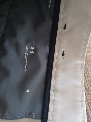 Under Armour Shorts Mens 38 ivory Chino Golf Casual - Picture 2 of 3