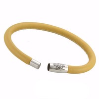 Endless Single Yellow Leather Bracelet W/stainless Lock (7.09 Inch), 12109-18 on sale Endless Single Yellow Leather Bracelet W/stainless Lock (7.09 Inch), 12109-18 on sale