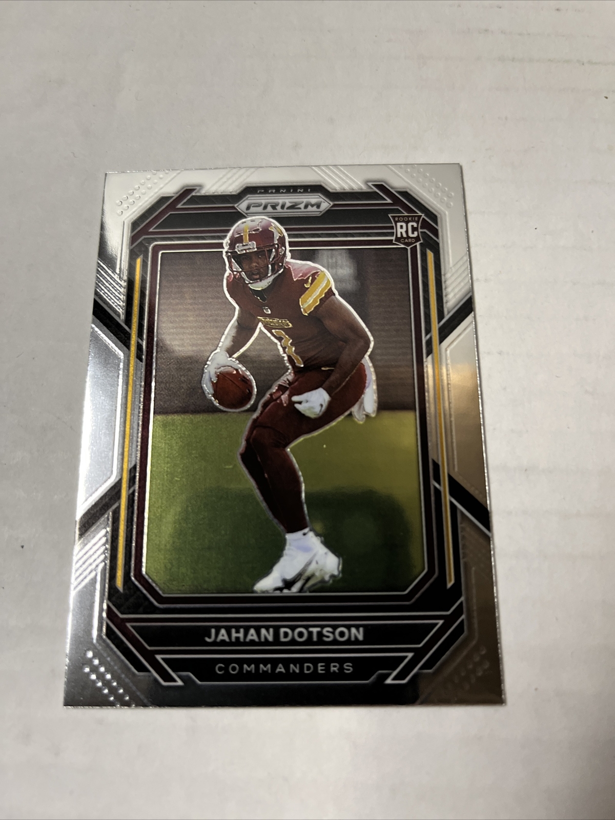 Jahan Dotson Rookie RC 2022 Panini Prizm Base #312 Washington Commanders