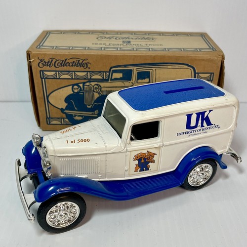 Kentucky Wildcats UK Ertl 1932 Ford Panel Truck Bank—1st in Series—1995 SIGNED - Picture 1 of 10