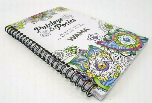 Wama Maltagebuch 28 Tagebuchseiten zum Schreiben und Dekorieren Paisleys & Posies - Bild 5 von 5