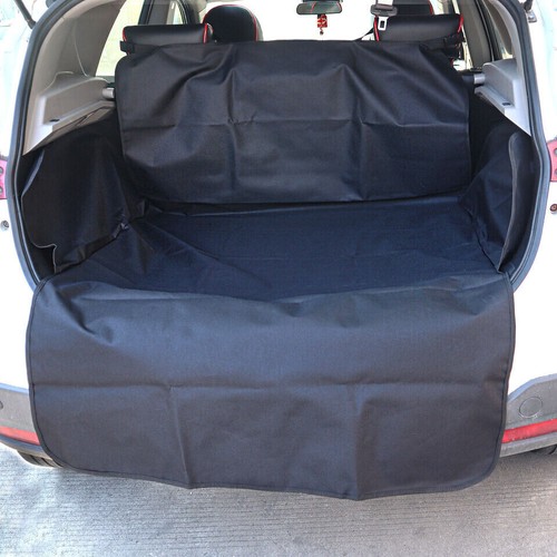 UK 2 In 1 Waterproof Car Rear Back Seat Cover Pet Dog Boot Mat Cargo Liner Tray - Picture 3 of 11