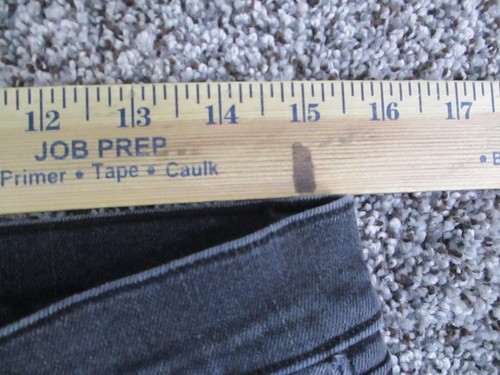 Ann Taylor LOFT Jeans Womens 8P Black Denim Modern Straight Low Rise 30x27 - Picture 8 of 14