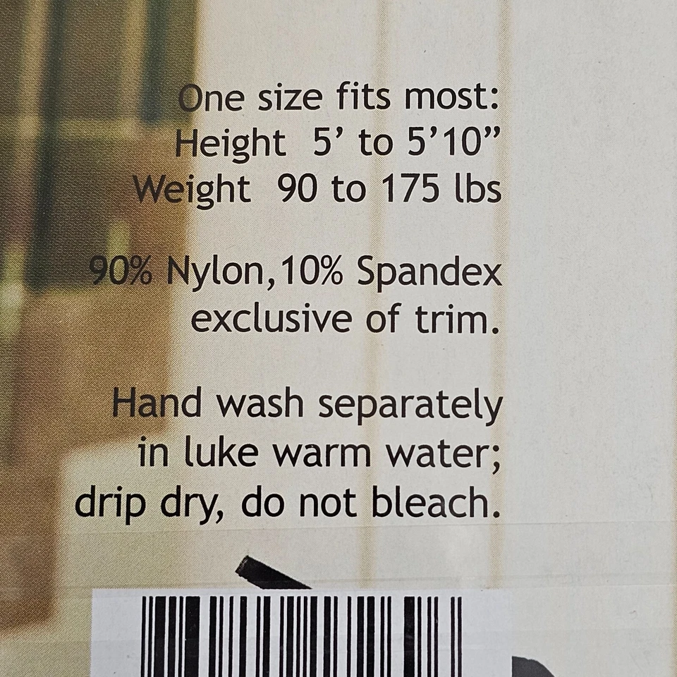 Shirley of Hollywood White Fishnet Pantyhose Tights with Backseam One Size - Image 3 of 3