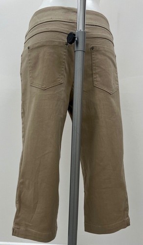 Ladies New Cotton Blend Stretch Cropped Trousers Size 8 10 12 14 16 18 20 22 24 - Picture 6 of 15