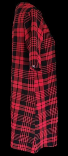 FUNKY CHECK DRESS by TEMT~Size L~Trendy, Modern Style~LIKE NEW 🖤❤ - Picture 2 of 7