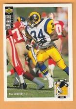 Tim Lester Los Angeles Rams 1994 Collector's Choice #188 Eastern Kentucky