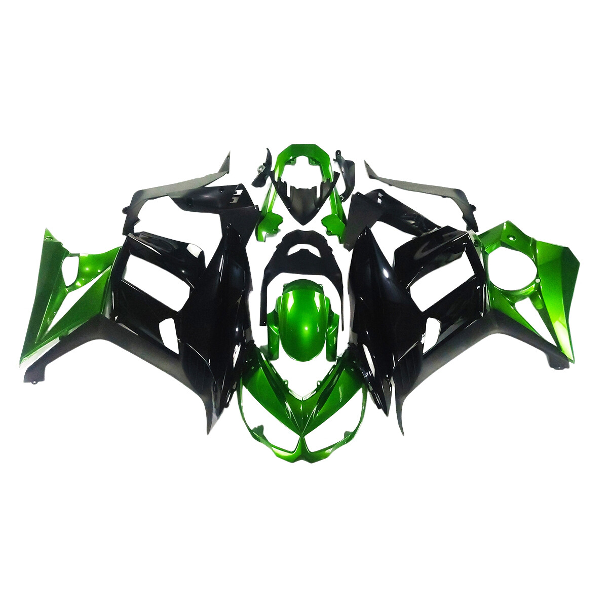 Green Black Fairing Kit For Kawasaki Z1000SX Ninja 1000 2010-2015 ABS Bodywork