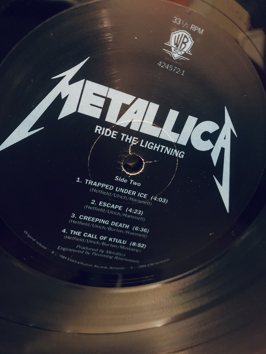 Metallica Ride The Lightning MFSL 180 Gm Half Speed Mastered by