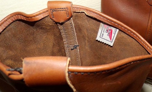 RED WING PECOS ORIG VTG NEW OLD NOS COWBOY WESTERN WORK BOOTS SHOES W BOX #1155 - Picture 9 of 10