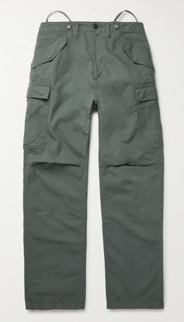 Visvim Green Jumbo Eiger Sanction Cargo Pants In Olive size Visvim Green Jumbo Eiger Sanction Cargo Pants In Olive size