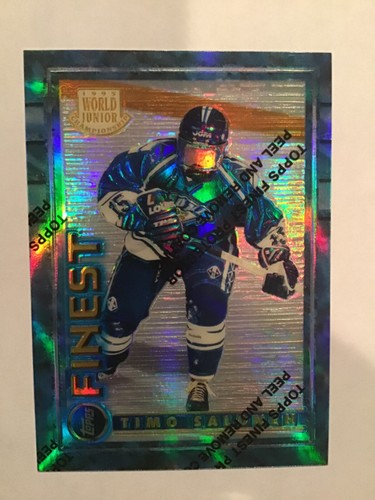 1994-95 Topps Finest Refractor Timo Salonen #137 Rookie RC