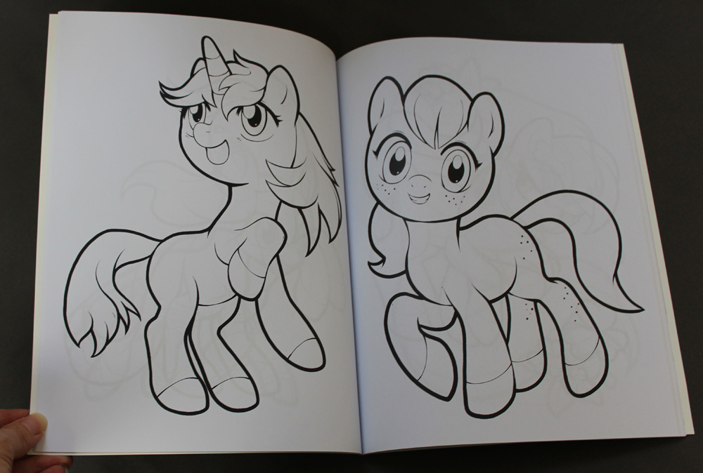 Lot of 2 Little Pony Coloring Books My Cute Ponies and Pony