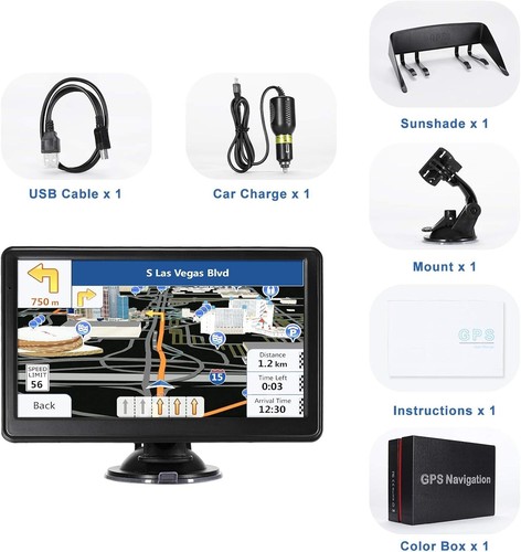 Garmin Car Truck GPS Navigation 7 Inch Touch Screen 2023 Maps Spoken Direction - Picture 19 of 24