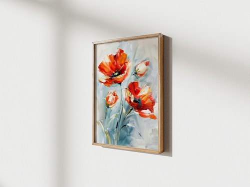 Vivid Blooming Flowers, Print on Matte Paper | Stunning Floral Wall Art - Picture 11 of 27