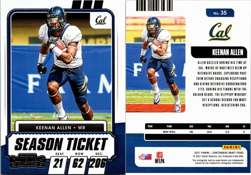 2021 Panini Contenders Draft Picks RC Inserts Base, Buy 2 Get 2 FREE Ships FREE - Picture 35 of 114