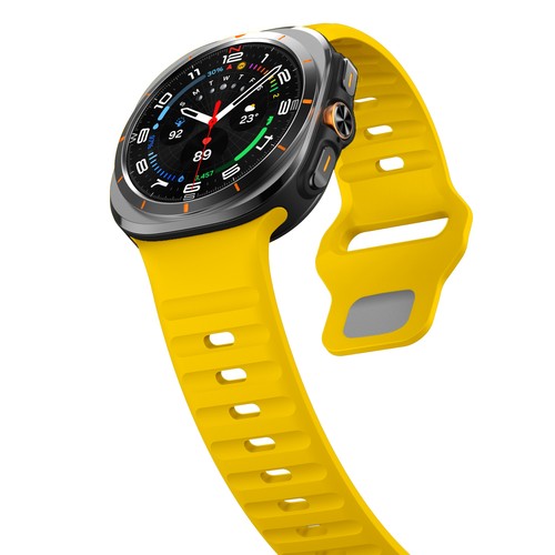 Cinturino sportivo in silicone senza gap cinturino robusto per Samsung Galaxy Watch Ultra - Foto 52 di 72