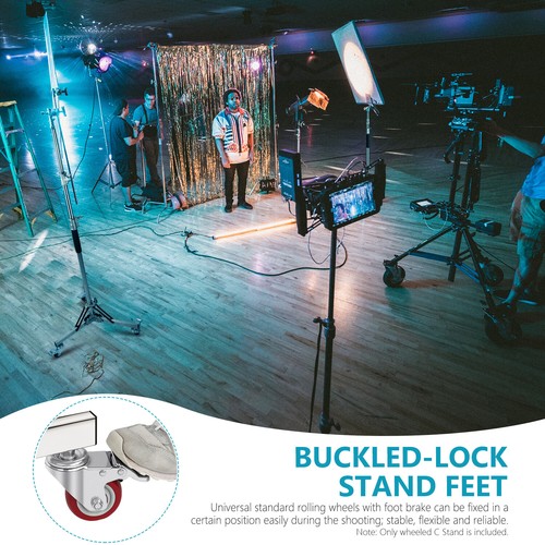 Neewer 10ft/305cm Heavy Duty Light Stand Tripod Stand with Casters Wheeled Base - Picture 7 of 7
