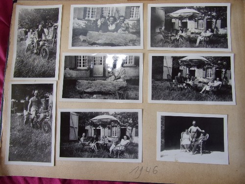 Huge Album de Famille 500 Photos 1940 Autos, Motorcycles, Mount St Michel, Etc - Picture 4 of 11