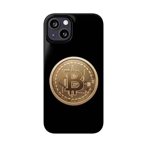 For iPhone 16 pro Max, 15, 14, 13-11, Slim Phone Case, Bitcoin Logo Gold Cover - Zdjęcie 35 z 83