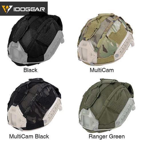 IDOGEAR Tactical Helmabdeckung für Seehelm mit / NVG Batteriebeutel Paintball - Bild 14 von 28