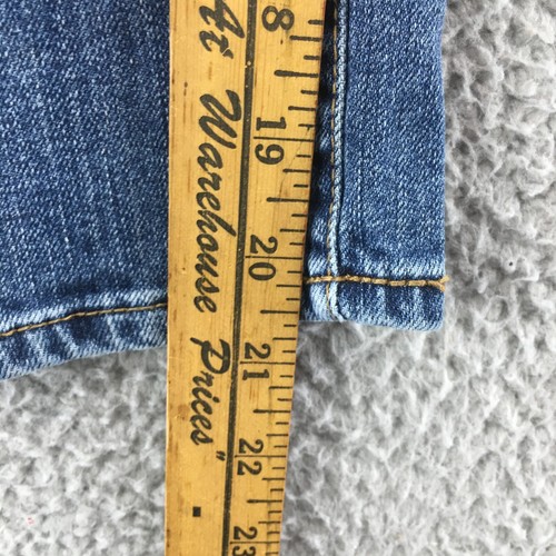 Liz Lange Maternity Capri Jeans Womens 4 Blue Medium Wash Denim Ultra Low Rise - Picture 7 of 17