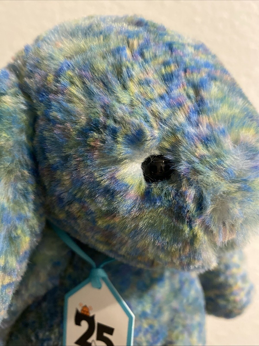 Jellycat Authentic Medium Bashful Luxe Bunny Azure Plush 25th