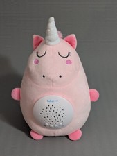 Bubzi Co Baby Sound Machine, Portable Unicorn Soother  Baby Night Light