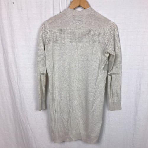 Allsaints Damen Filament Cardigan vorne offen transparente Einsätze Baumwollmischung Größe 0 - Bild 4 von 7