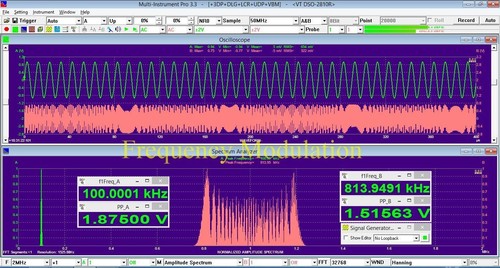 VT DSO-2810E: 100 MHz 8 ~ 16 bits PC USB osciloscopio + generador de señal AWG de 200 MHz - Imagen 9 de 12