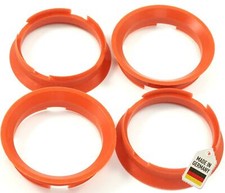 ROT 4x Zentrierringe 63,4 - 57,1 kompatibel mit AUDI VW SEAT SKODA 63 4 auf 57 1