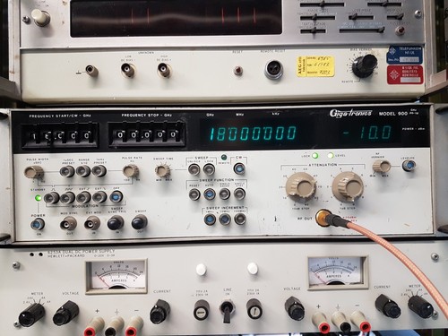 RF Synthesizer Signal Sweep-Generator, Gigatronics 900, 50 MHz...18.5 GHz - Bild 4 von 6