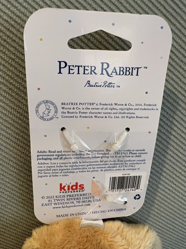 Peter Rabbit Plush Beatrix Potter Bunny Kids Preferred Baby Activity Toy Gift - Bild 4 von 9