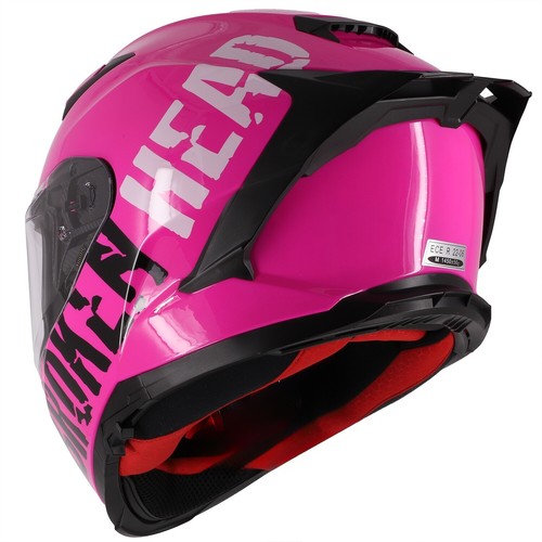 Broken Head Street Division Pink Matt Sport Helm Mit Sonnenblende - Bild 5 von 10